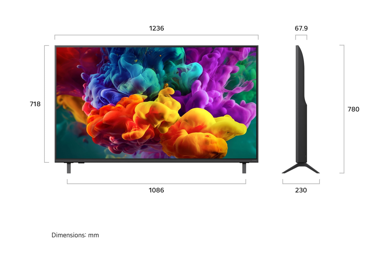 55 inch LG QNED evo AI QNED84 Mini LED 4K Smart TV 2026